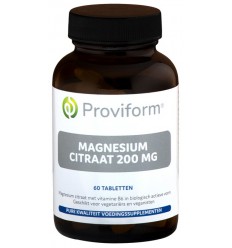 Proviform Magnesium citraat 200 mg & B6 60 tabletten