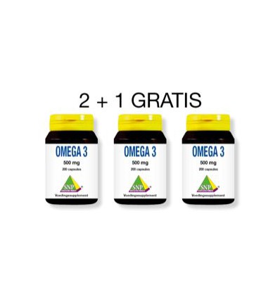 SNP Omega 3 500 mg aktie 2 + 1 600 capsules