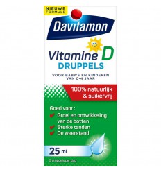 Voedingssupplementen Davitamon Vitamine D druppels 25 ml kopen