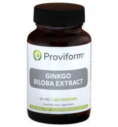 Geheugen & Concentratie Proviform Ginkgo biloba 60 mg 60 vcaps