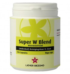 Liever Gezond Super W blend wormwood kruiden 100 vcaps