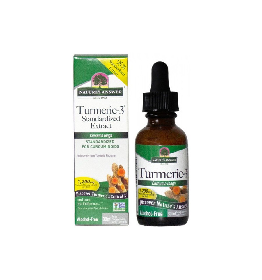 Turmeric-3 Curcuma extract alcoholvrij