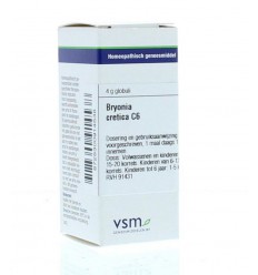 Artikel 4 enkelvoudig VSM Bryonia cretica C6 4 gram kopen