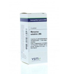VSM Mercurius solubilis LM6 4 gram globuli