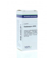 VSM Staphysagria LM18 4 gram globuli
