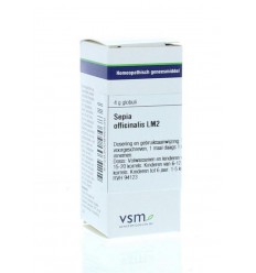 VSM Sepia officinalis LM2 4 gram globuli