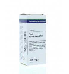 VSM Thuja occidentalis LM3 4 gram globuli