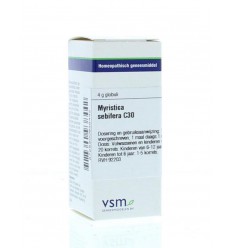 VSM Myristica sebifera C30 4 gram globuli
