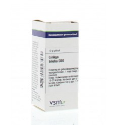 VSM Ginkgo biloba D30 10 gram globuli