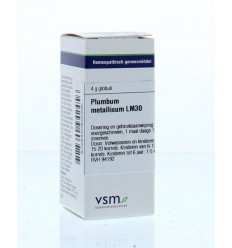 VSM Plumbum metallicum LM30 4 gram globuli