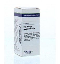 VSM Cimicifuga racemosa D200 4 gram globuli