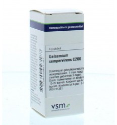 Artikel 4 enkelvoudig VSM Gelsemium sempervirens C200 4 gram
