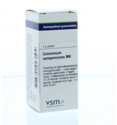 Artikel 4 enkelvoudig VSM Gelsemium sempervirens MK 4 gram kopen