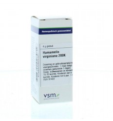 VSM Hamamelis virginiana 200K 4 gram globuli