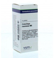 Artikel 4 enkelvoudig VSM Cimicifuga racemosa MK 4 gram kopen