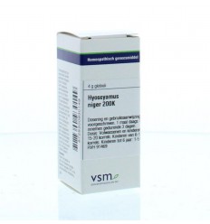 Artikel 4 enkelvoudig VSM Hyoscyamus niger 200K 4 gram kopen