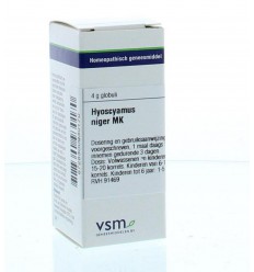 Artikel 4 enkelvoudig VSM Hyoscyamus niger MK 4 gram kopen