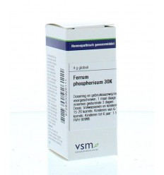 VSM Ferrum phosphoricum 30K 4 gram globuli