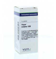 VSM Hepar sulphur 30K 4 gram globuli