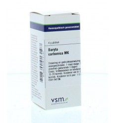 VSM Baryta carbonica MK 4 gram globuli
