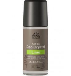 Urtekram Deodorant crystal roll on limoen 50 ml