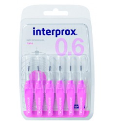 Interprox Premium nano 0.6 mm roze 6 stuks