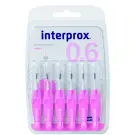 Interprox Premium nano 0.6 mm roze 6 stuks