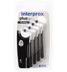 Interprox Plus ragers XX maxi zwart 4 stuks