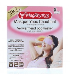 Oogverzorging Megrhythm Warm oogmasker ongeparfumeerd 5 stuks