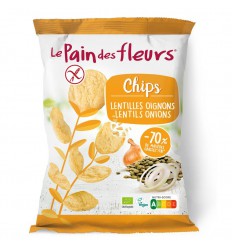 Zoutjes Pain Des Fleurs Chips met linzen en ui 50 gram kopen