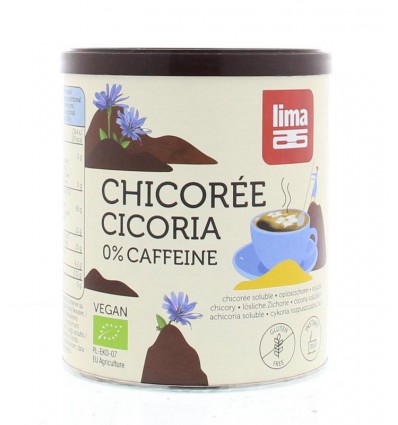 Koffievervangers Lima Cichorei instant original biologisch 100 gram kopen
