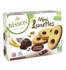 Bisson Lunettes mini chocolade biologisch 175 gram