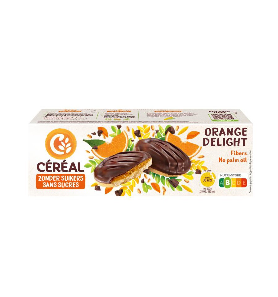 Dinkarville Steen Vrijlating Cereal Koek orange delight 140 gram kopen? Superfoodstore.nl
