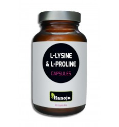 Hanoju L-Lysine & L-Prolin 480 mg 90 vcaps kopen