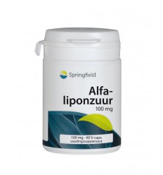 Springfield Alfa-liponzuur 100 mg 60 vcaps