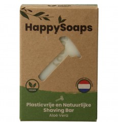 Happysoaps Shaving bar aloe vera 70 gram