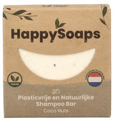 Natuurlijke Shampoo Happysoaps Shampoo bar coco nuts 70 gram