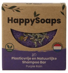 Happysoaps Shampoo bar purple rain 70 gram