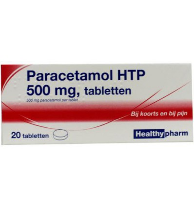  Paracetamol Healthypharm 500 mg 20 tabletten kopen