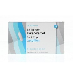 Leidapharm Paracetamol 120 mg 10 zetpillen
