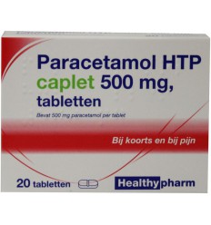 Healthypharm Paracetamol caplet 500 20 tabletten
