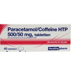 Healthypharm Paracetamol 500 mg coffeine 40 tabletten