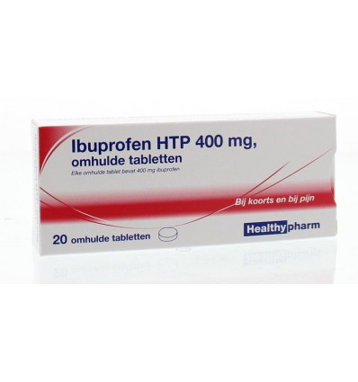  Ibuprofen Healthypharm 400 mg 20 tabletten kopen