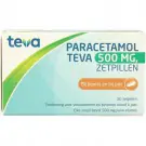 Teva Paracetamol 500 mg 10 zetpillen