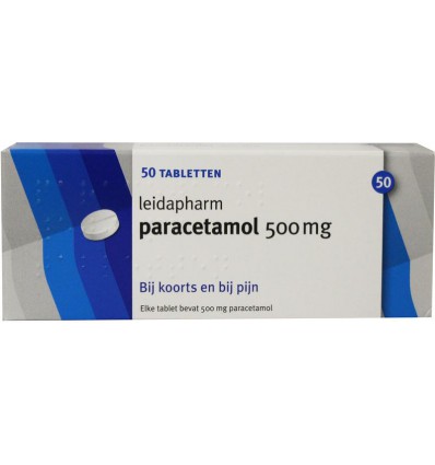  Paracetamol Leidapharm 500 mg 50 tabletten kopen