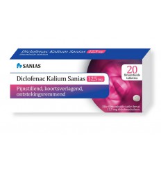 Sanias Diclofenac kalium 12.5 mg 20 tabletten