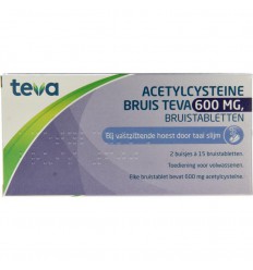 Teva Acetylcysteine 600 mg 30 bruistabletten