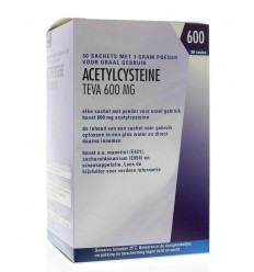Teva Acetylcysteine 600 mg 30 sachets