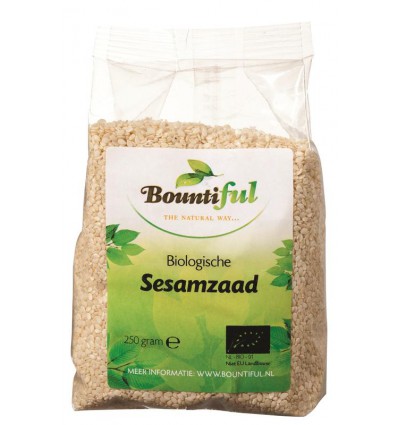 Sesamzaad Bountiful biologisch 250 gram kopen