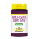 NHP Vitamine B3 Resveratrol Gebufferde Vitamine C Bioperine 30 vcaps